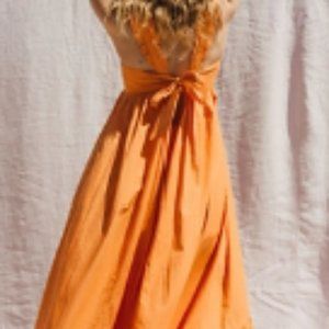 Free People Isabella Maxi Dress - Sunset Glow (Orange)